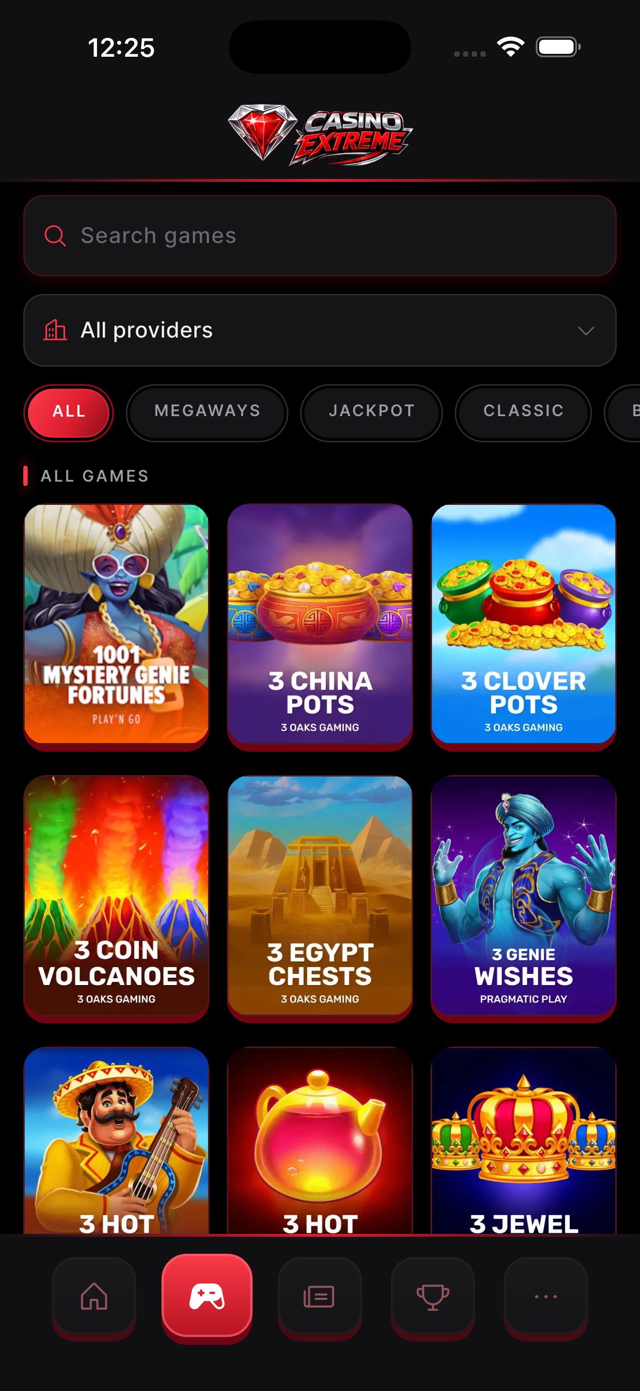 Games Catalog